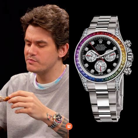 john mayer rolex retail price|john mayer emoji watch.